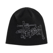 Stussy Skullcap Basic Logo Stitch Black