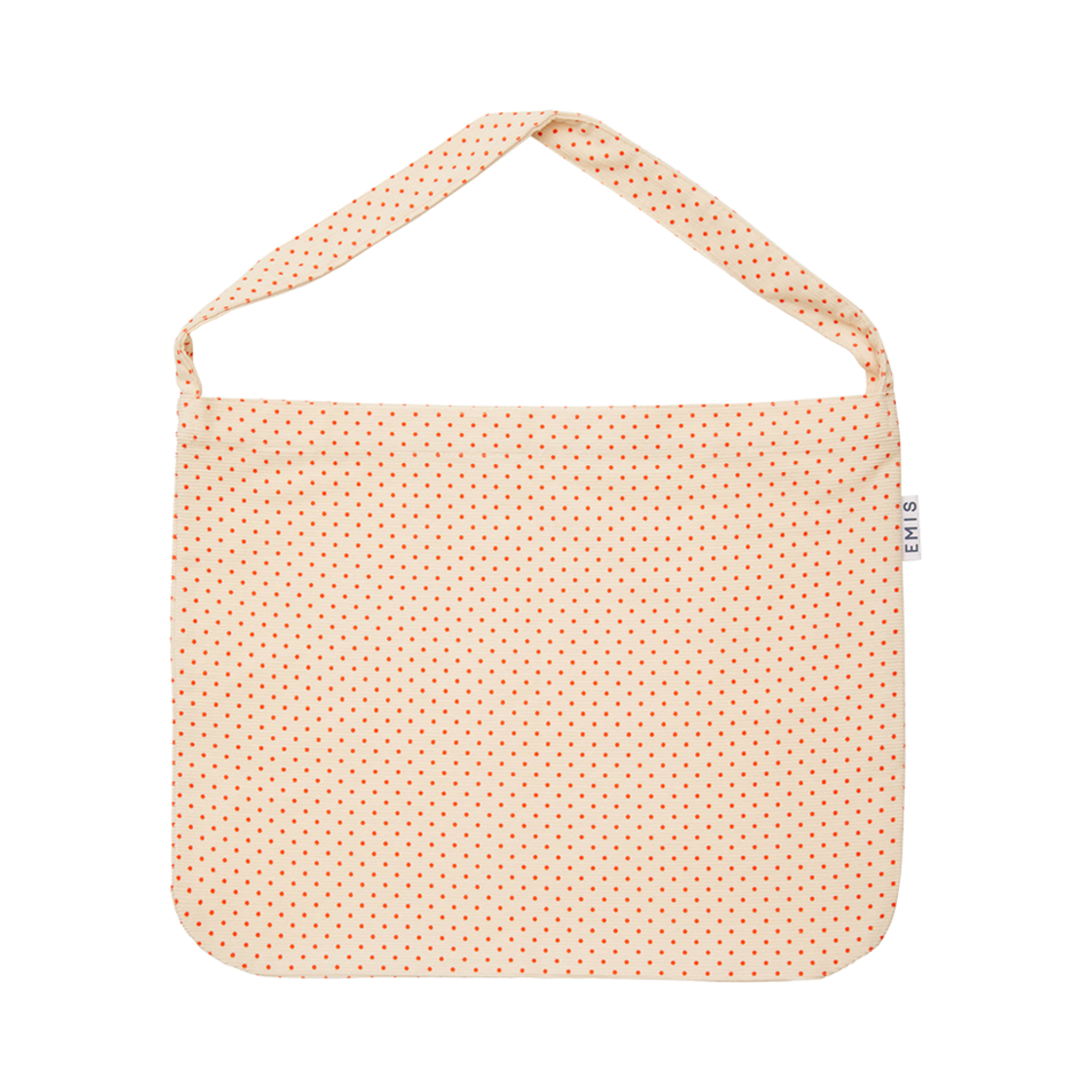 이미스 도트 패턴 코듀로이 에코백 아이보리(Emis Dot Pattern Corduroy Eco Bag Ivory) - 1