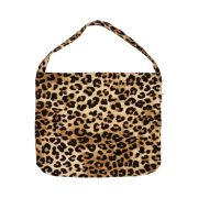 Emis New Leopard Corduroy Eco Bag Beige