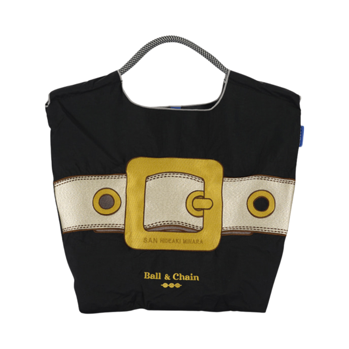 볼 앤 체인 산 히데아키 버클 에코백 M 블랙(Ball & Chain San Hideaki Buckle Eco Bag M Black)