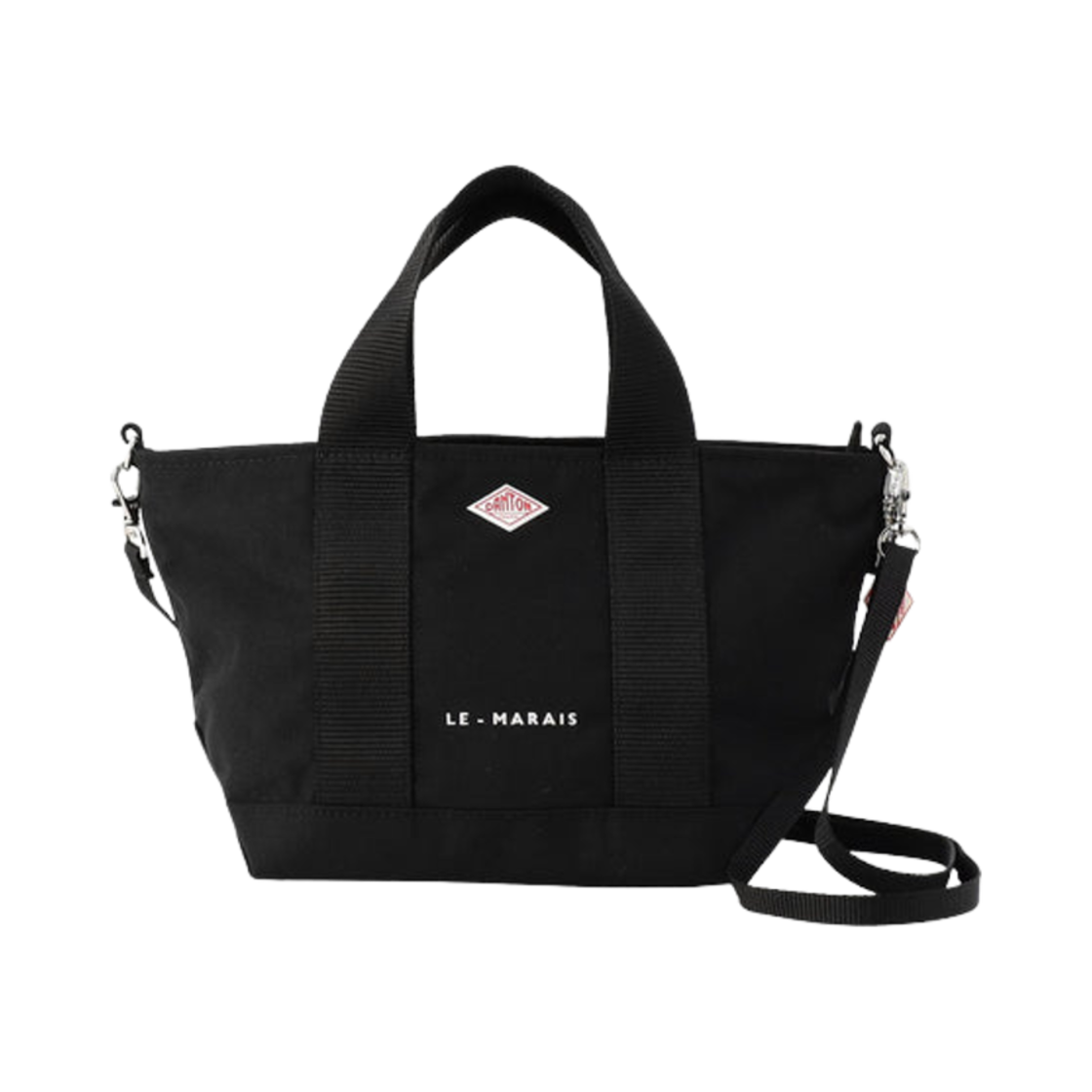 단톤 르 마레 코듀라 캔버스 투웨이 토트백 블랙(Danton Le Marais Cordura Canvas 2Way Tote Bag Black)