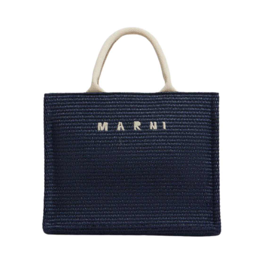 마르니 라피아 스몰 토트백 울트라마린(Marni Raffia Small Tote Bag Ultramarine) - 1