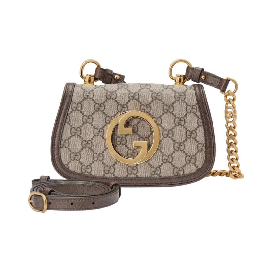 구찌 블론디 미니 숄더백 베이지 에보니(Gucci Blondie Mini Shoulder Bag Beige Ebony) - 8