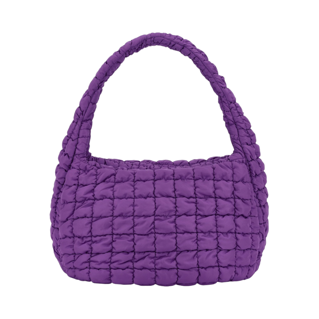 코스 퀼티드 오버사이즈 숄더백 퍼플(COS Quilted Oversized Shoulder Bag Purple)