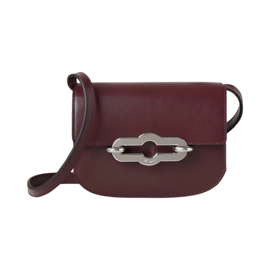 HH9264-603K560 Mulberry Small Pimlico Satchel Shoulder Bag Black Cherry