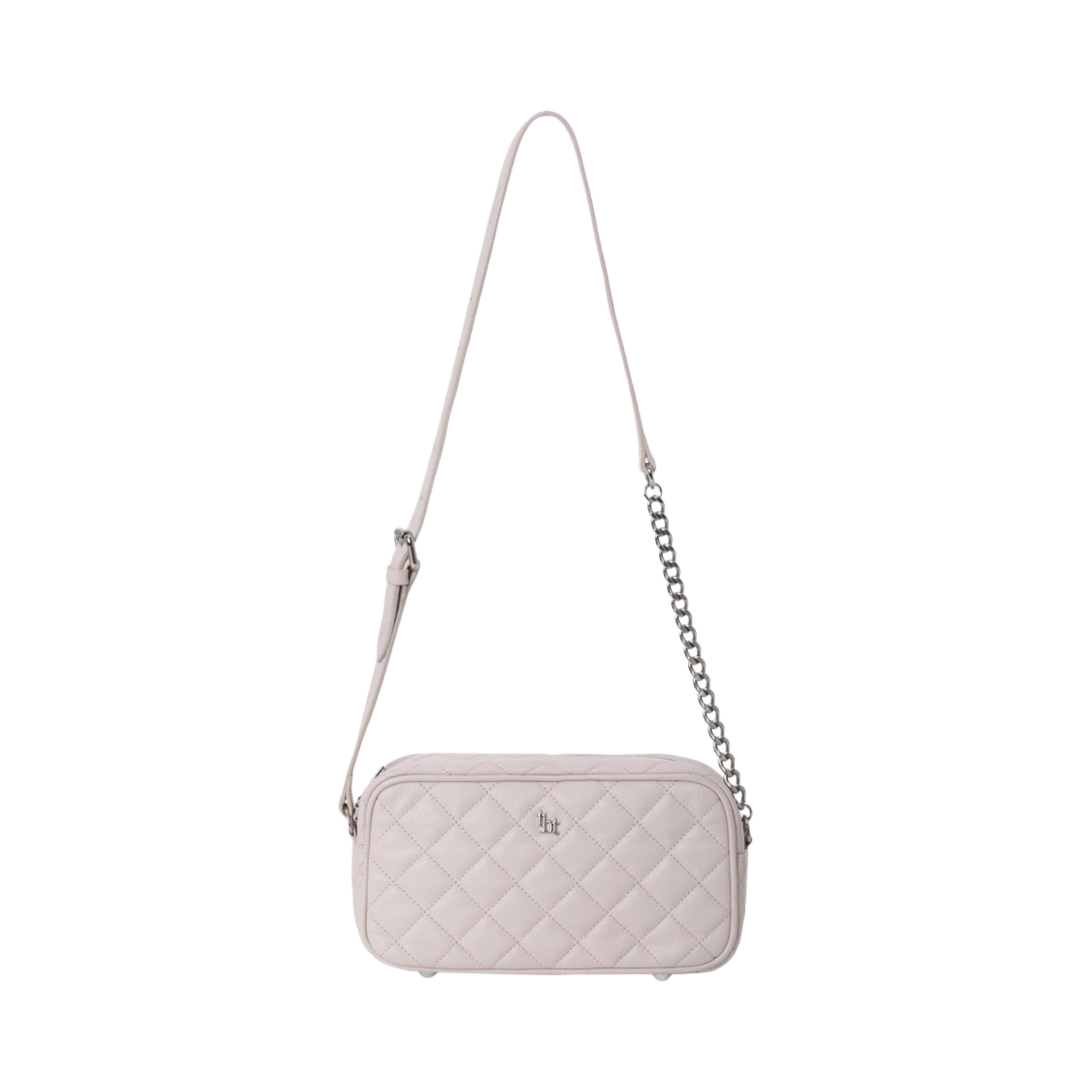 쓰리타임즈 퀼티드 카메라 백 핑크(Threetimes Quilted Camera Bag Pink)