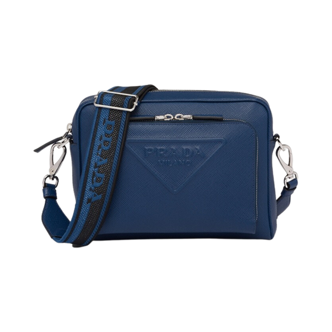 프라다 사피아노 레더 숄더백 블루에뜨(Prada Saffiano Leather Shoulder Bag Bluette) - 1