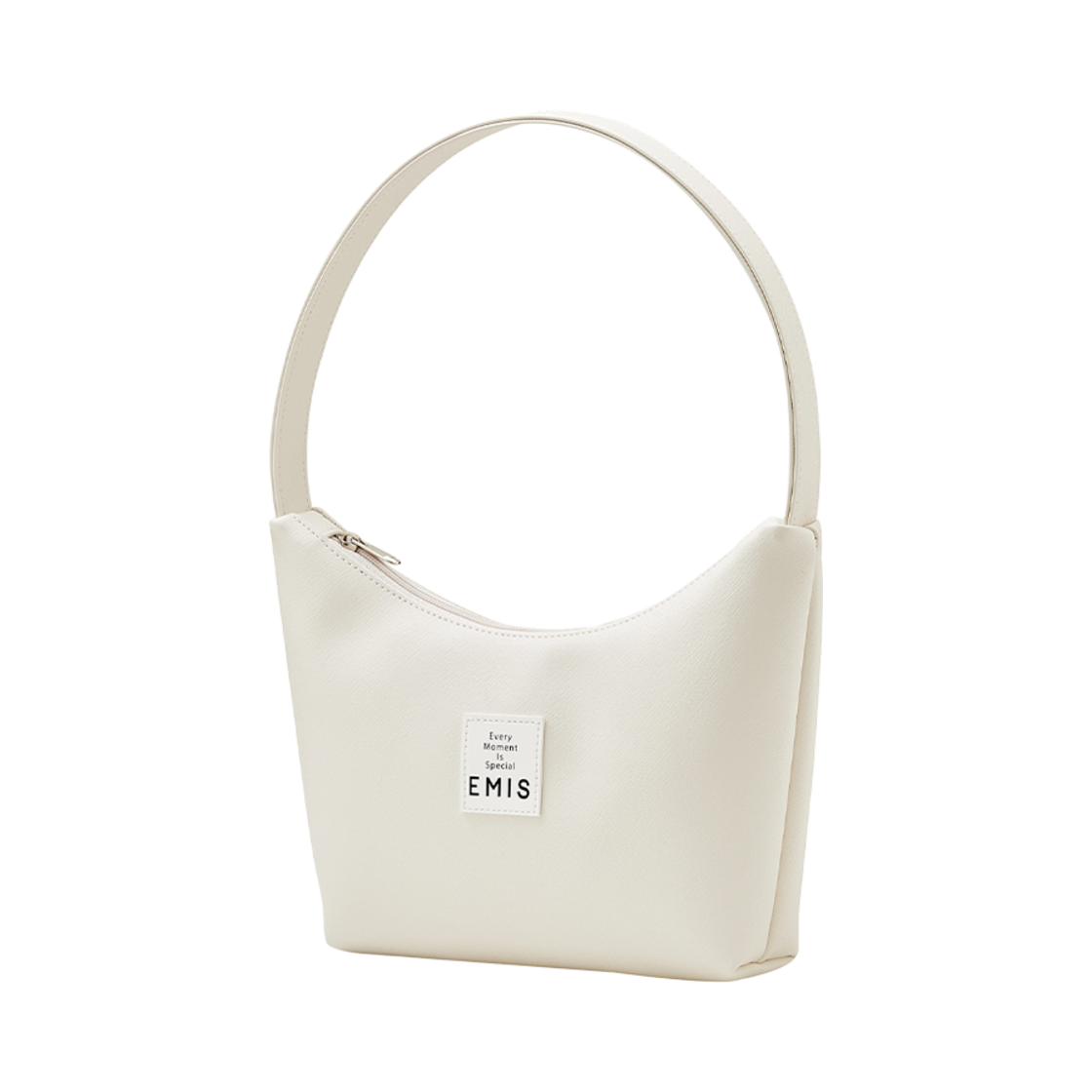 이미스 뉴 레더 호보백 아이보리(Emis New Leather Hobo Bag Ivory)