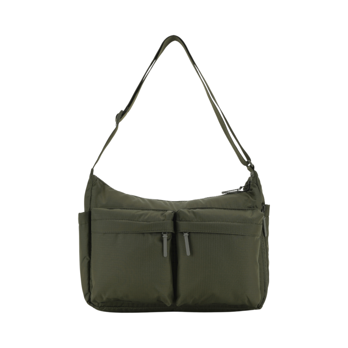 유니클로 멀티 포켓 숄더백 올리브(Uniqlo Multi Pocket Shoulder Bag Olive)