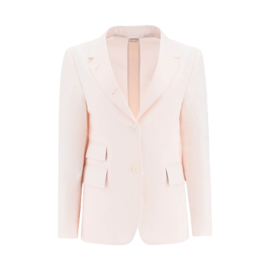 (W) 톰브라운 코튼 트윌 엔지니어드 사선 언라인드 싱글 벤트 스포츠 코트 라이트 핑크((W) Thom Browne Cotton Twill Engineered 4-Bar Unlined Single Vent Sports Coat Light Pink) - 1