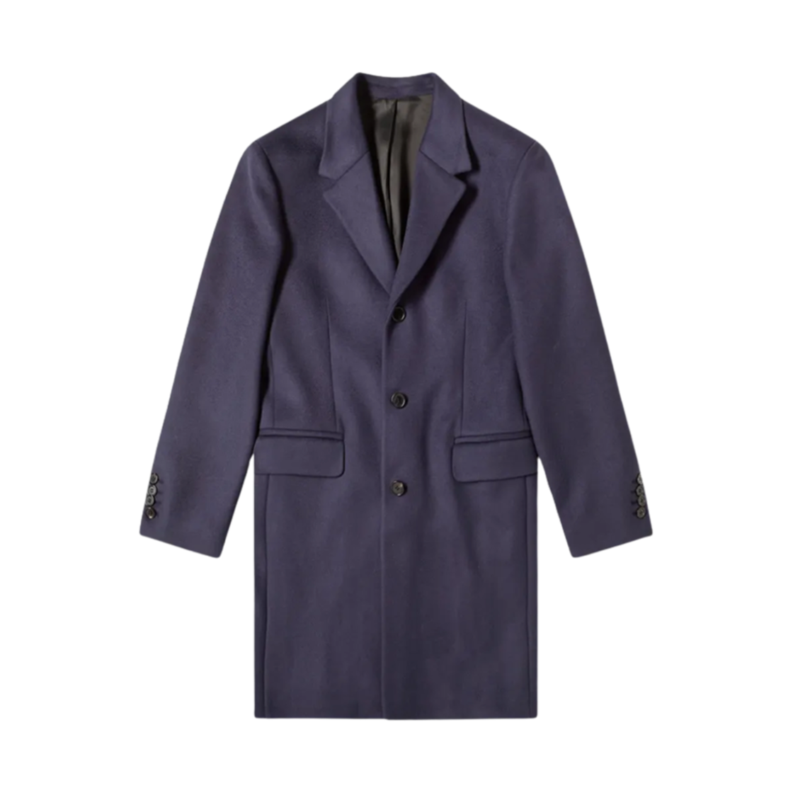 B90176-833 Acne Studios Odilon Tailored Coat Dark Navy