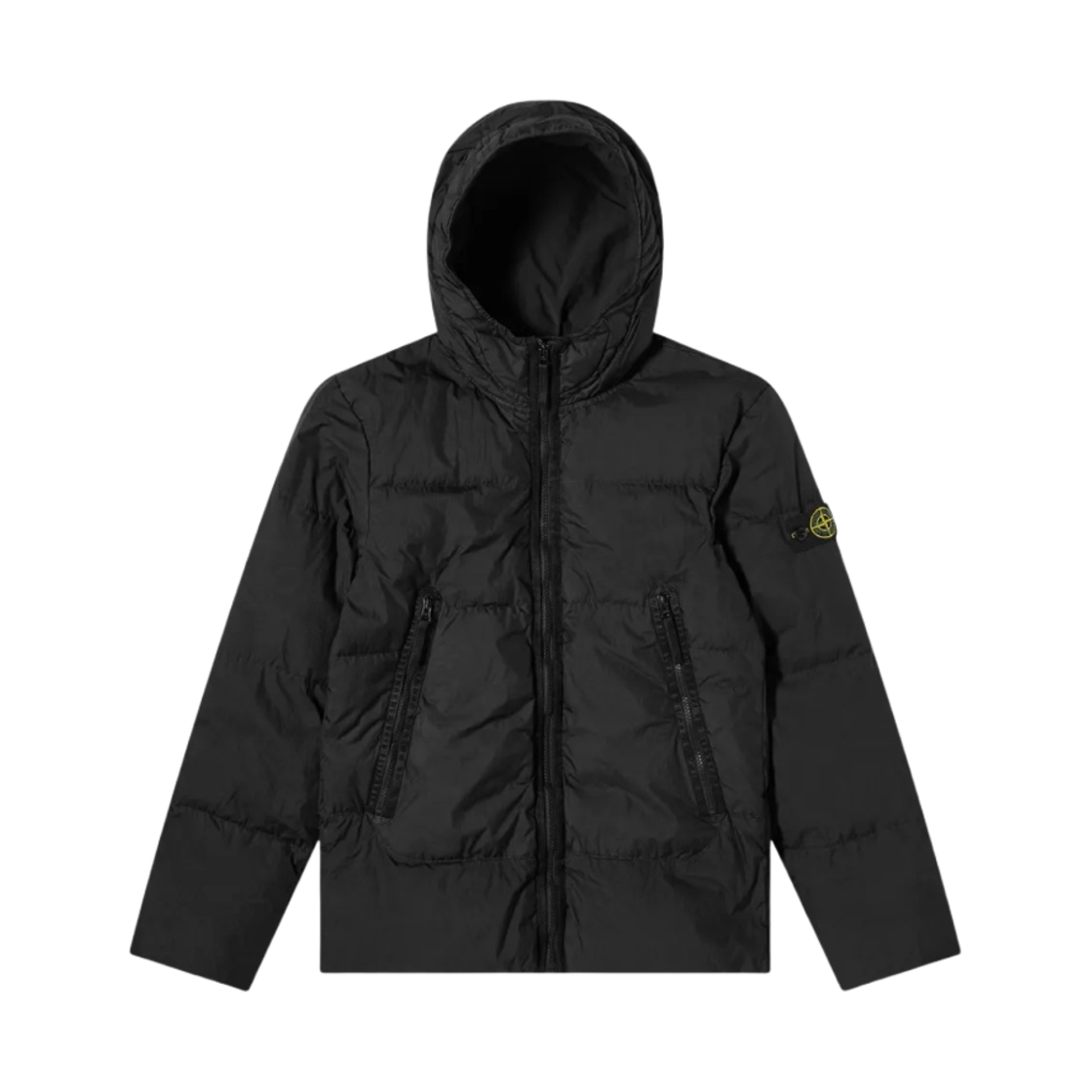 (키즈) 스톤 아일랜드 40433 가먼트 다이드 크링클랩스 R-나일론 다운 블랙 - 22FW