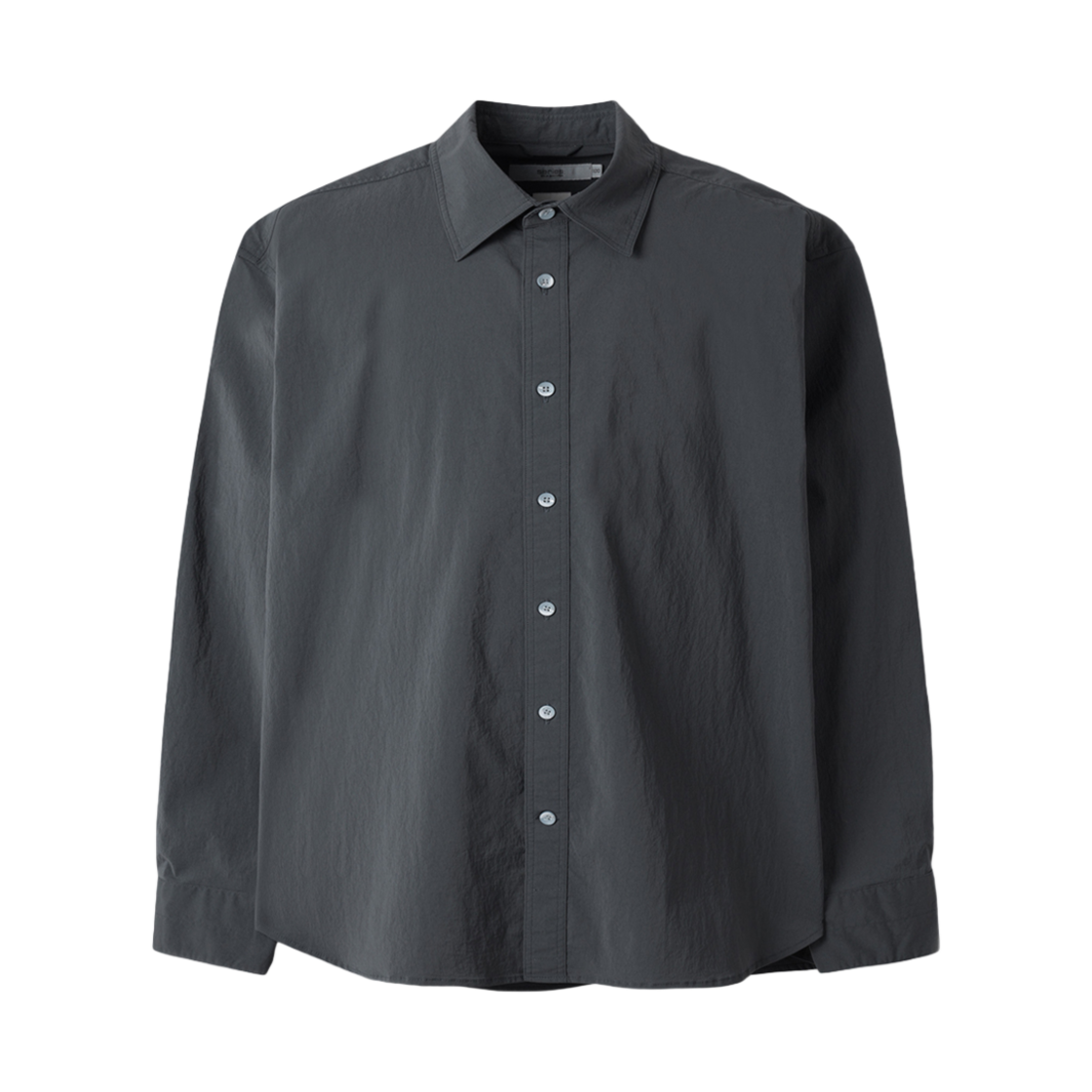 시리즈 화섬 솔리드 릴렉스핏 셔츠 다크 블루(Series Solid Relaxed Fit Shirt Dark Blue) - 1