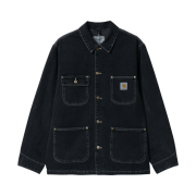 Carhartt WIP Norco Denim OG Chore Coat Black Heavy Stone Wash - Spring
