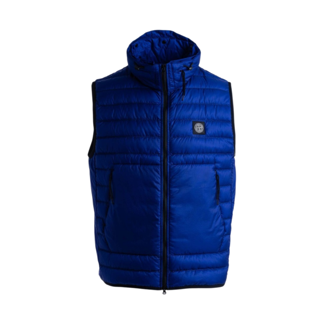 7615G0224-V0022 Stone Island G0224 Bio-Based Ripstop Nylon Down Vest Bluette - 22SS