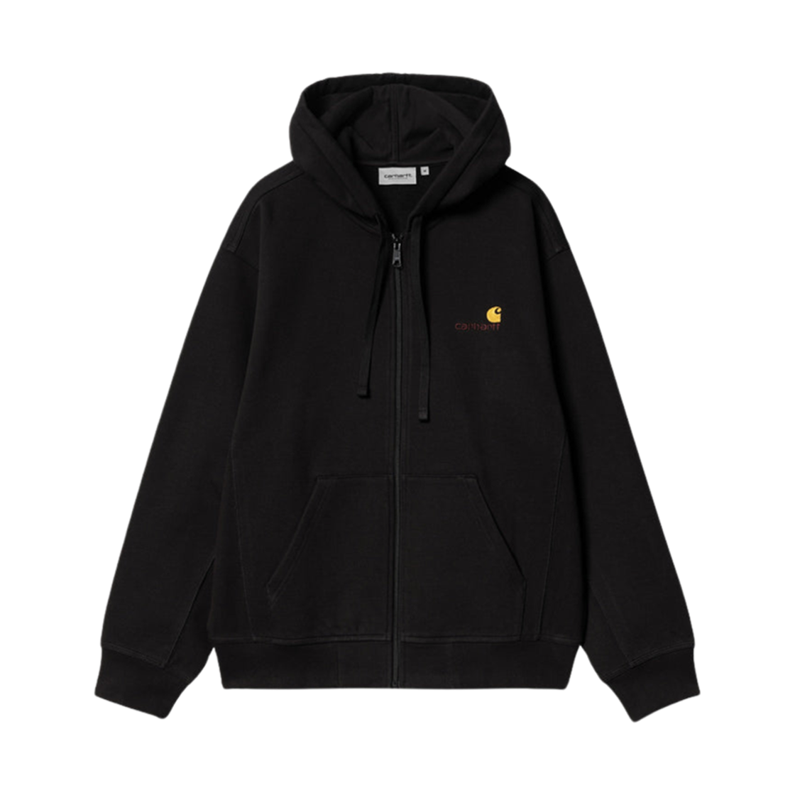 칼하트 WIP 후드 아메리칸 스크립트 자켓 블랙(Carhartt WIP Hooded American Script Jacket Black)