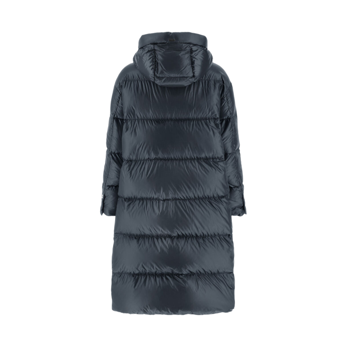 (W) 에르노 파카 나일론 울트라라이트 네이비 블루((W) Herno Parka In Nylon Ultralight Navy Blue) - 2