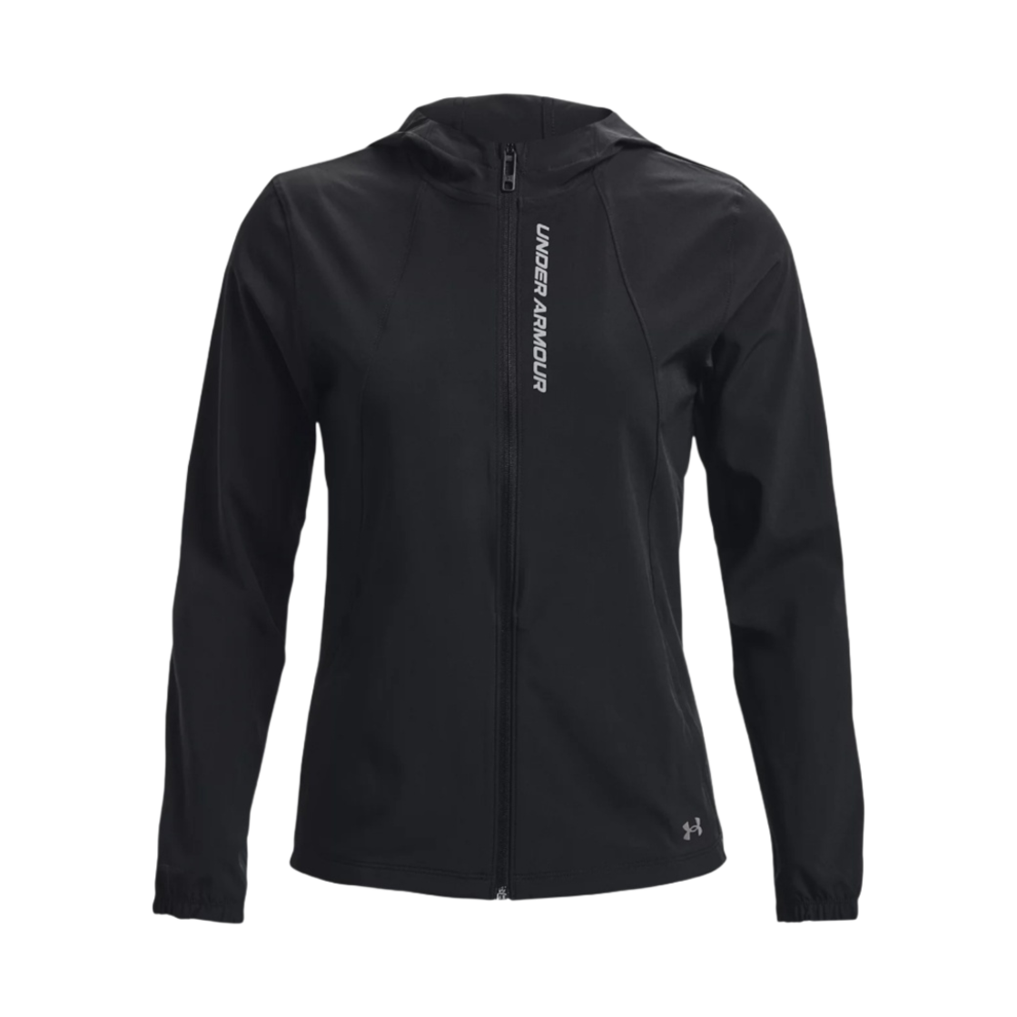 (W) 언더아머 UA 아웃런 더 스톰 자켓 블랙((W) Under Armour UA Outrun the Storm Jacket Black)