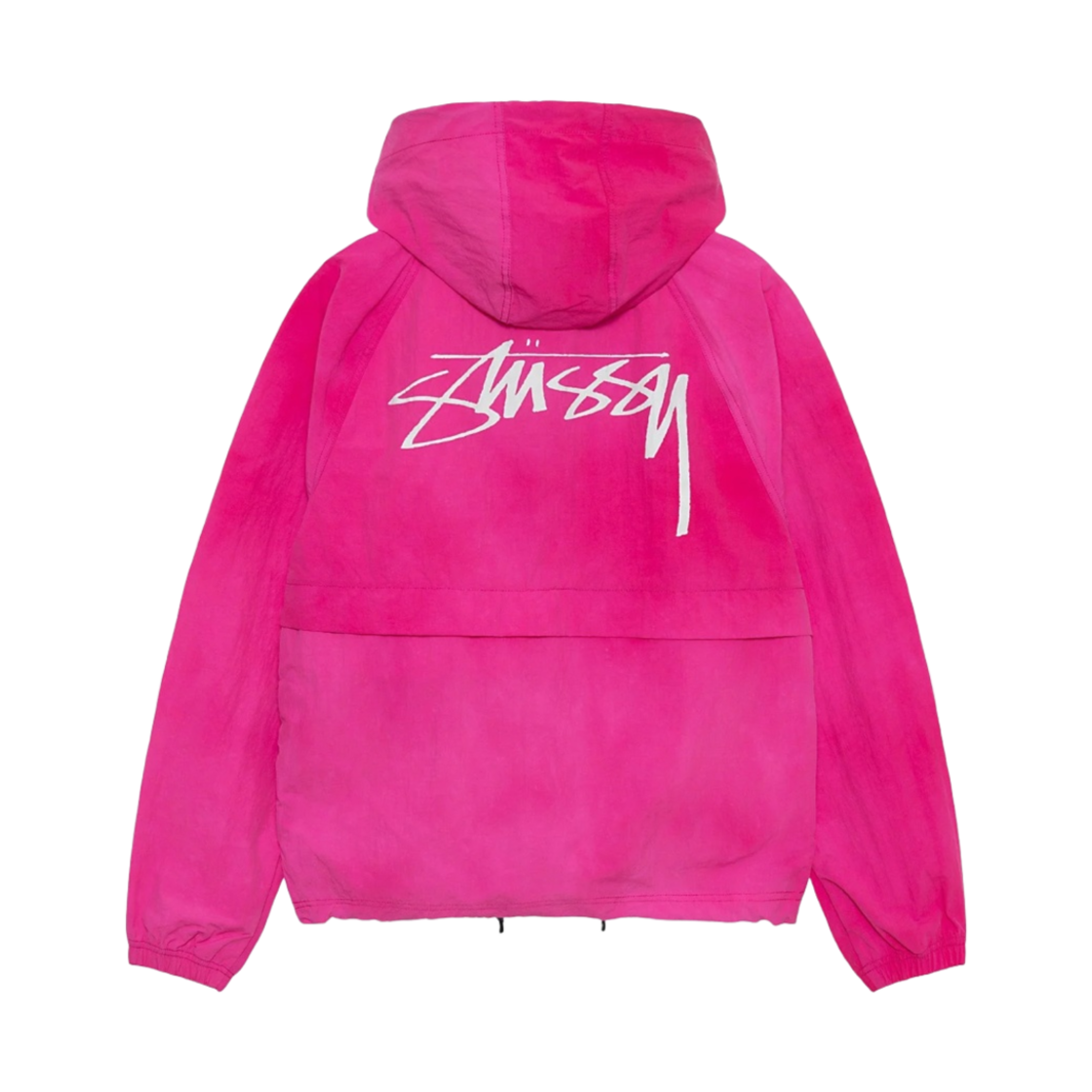 ★Stussy Beach Shell Wrinkled Nylon Jacket Magenta★ Stussy Wrinkled Nylon Beach Shell Jacket Magenta L - POIZON
