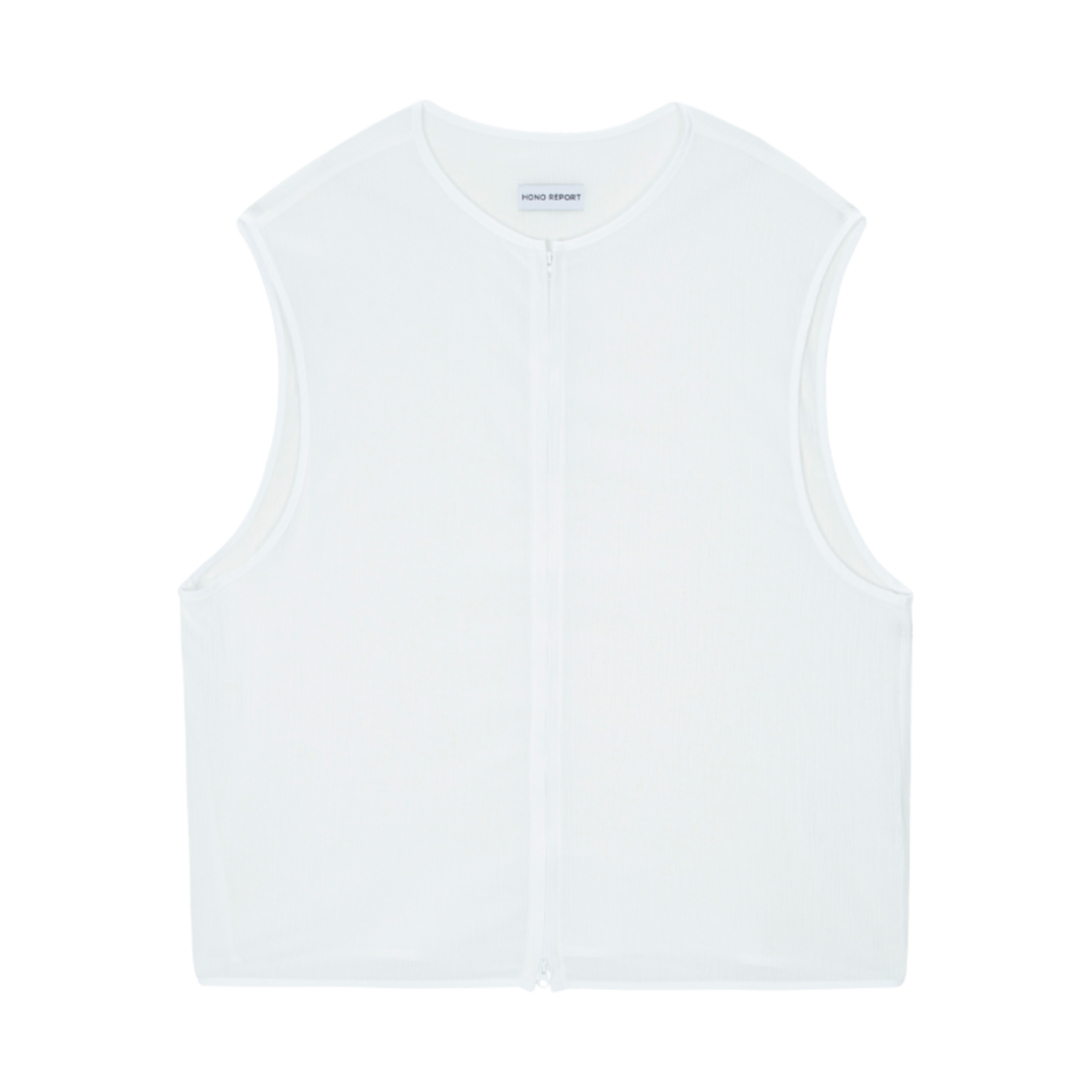 호노 리포트 썸머 브레서블 베스트 화이트(Hono Report Summer Breathable Vest White)