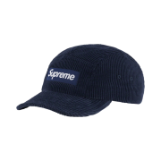 Supreme Corduroy Camp Cap Navy - 22FW