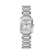 Cartier Tank Francaise Watch Small Quartz Steel Bracelet Steel