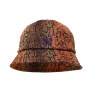 Needles Bermuda Hat Poly Jacquard Python
