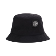 Stone Island 99376 Nylon Metal in Econyl Regenerated Nylon Bucket Hat Black - 24SS