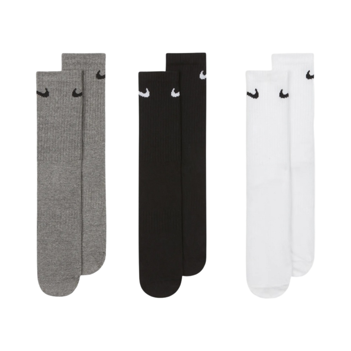 나이키 에브리데이 라이트웨이트 트레이닝 크루 삭스 멀티컬러 (3개입/국내 정식 발매 제품)(Nike Everyday Lightweight Training Crew Socks Multicolor (3 Pack/Korean Ver.))