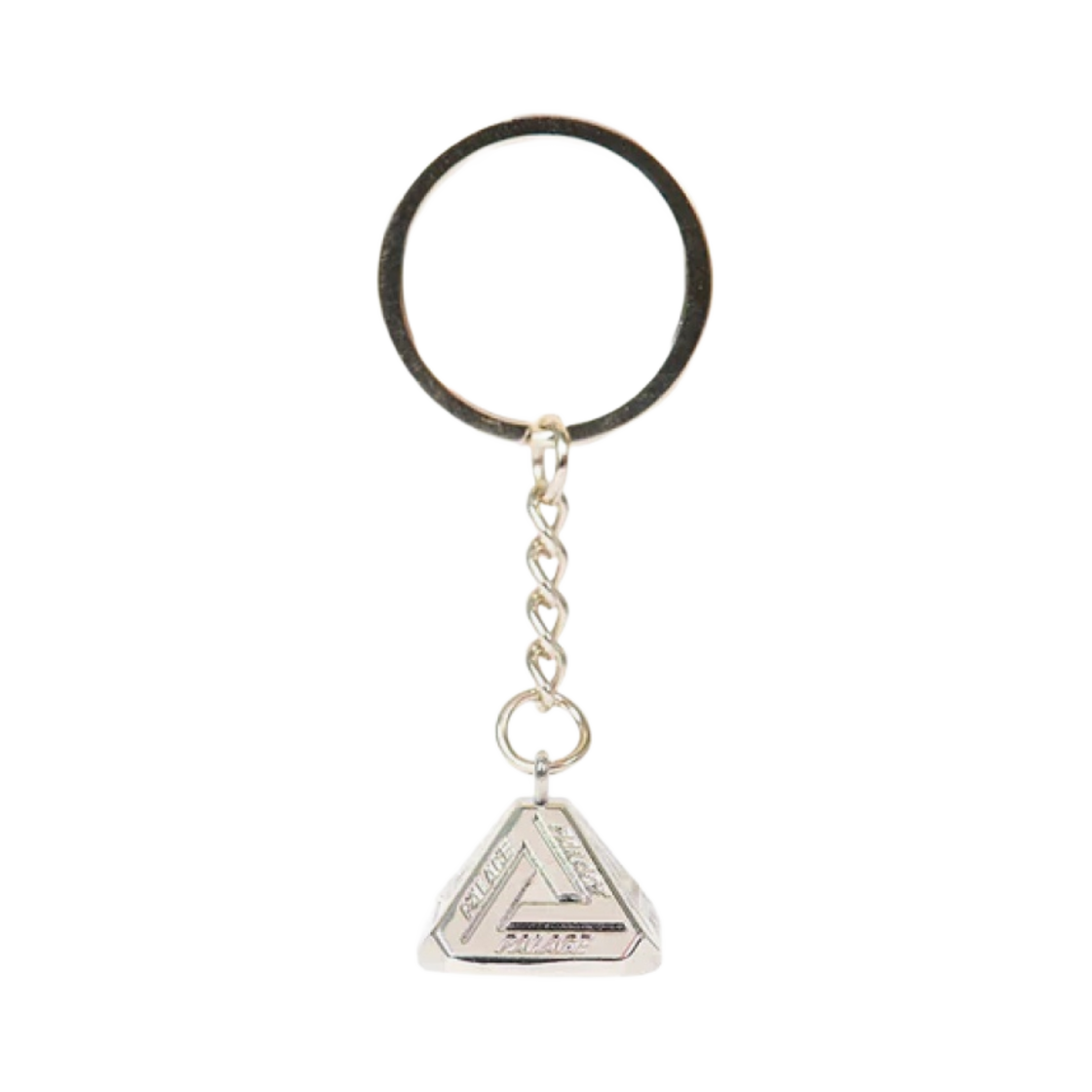 - Palace Tri-Ferg 3D Keyring Silver - 23SS - 대표 이미지 #1