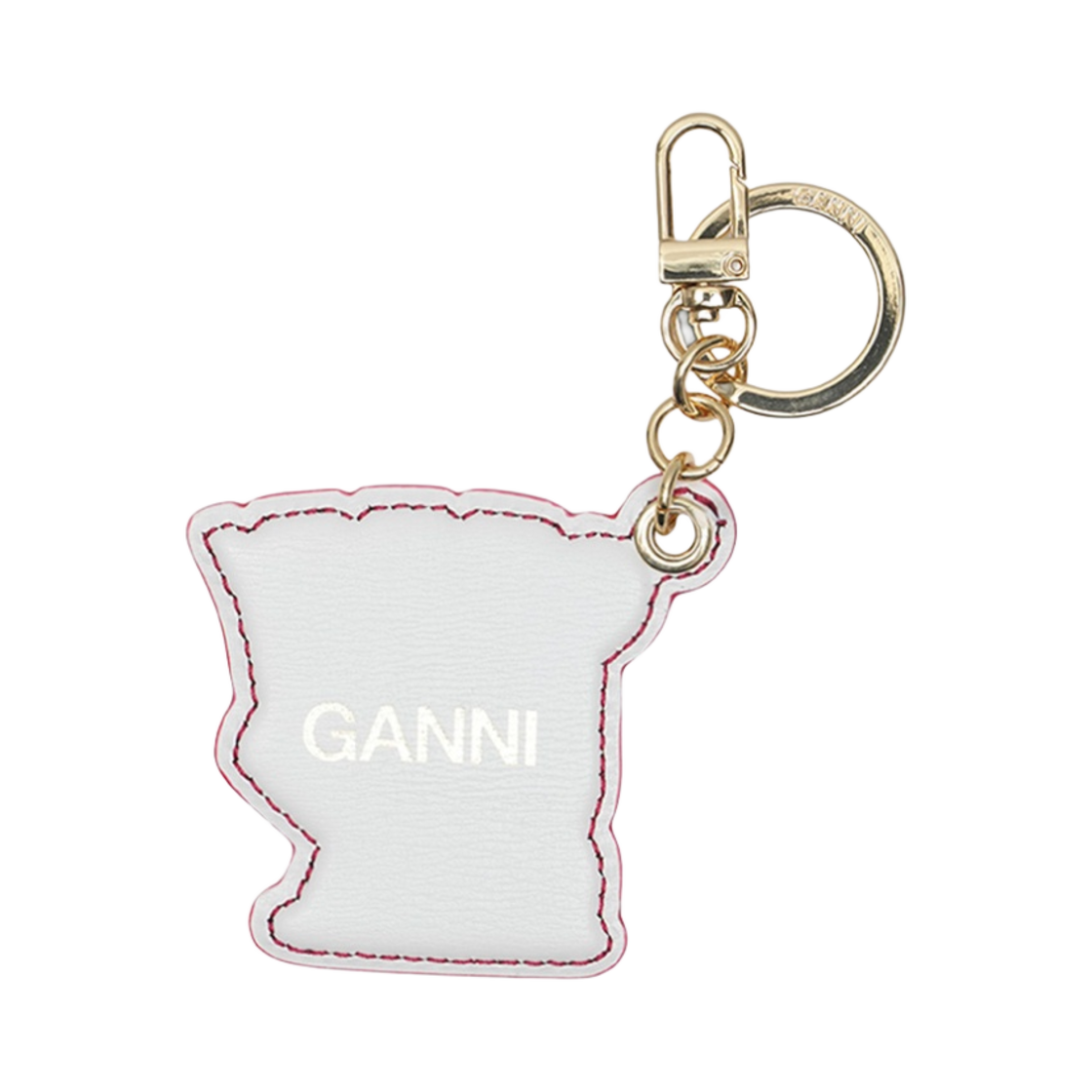 (W) 가니 키튼 키체인 에그렛((W) Ganni Kitten Keychain Egret) - 2