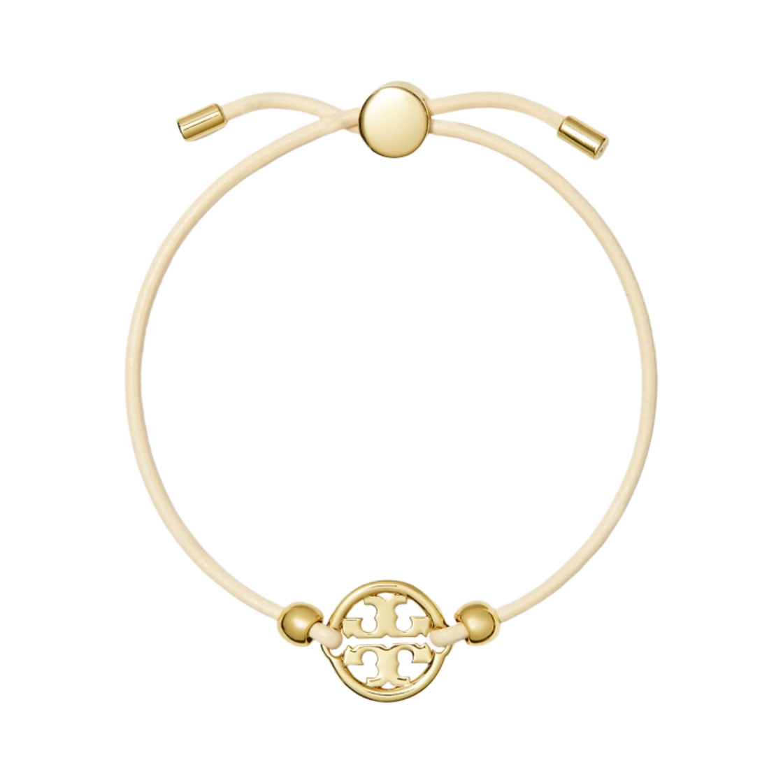 (W) 토리버치 밀러 슬라이더 브레이슬릿 토리 골드 아이보리((W) Tory Burch Miller Slider Bracelet Tory Gold Ivory)
