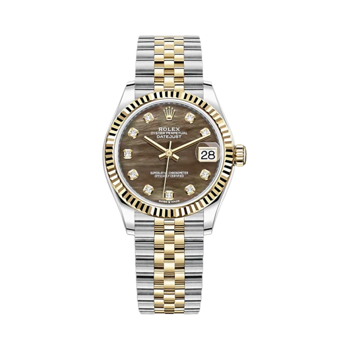 롤렉스 데이트저스트 31mm 278273 블랙 진주 자개 다이아 셋팅 쥬빌리(Rolex Datejust 31mm 278273 Black MoP Diamond-Set Jubilee)