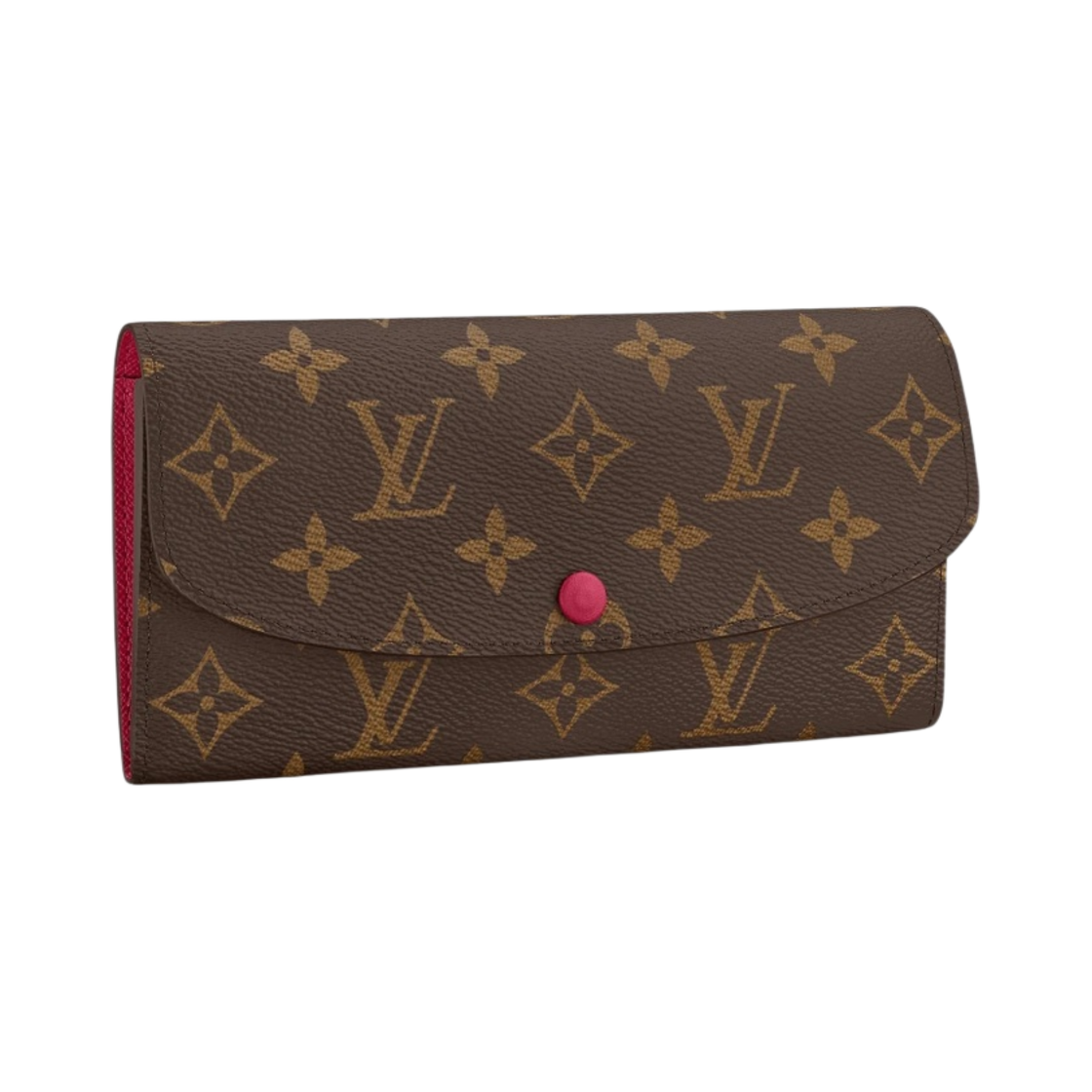 M60697 Louis Vuitton Emilie Wallet Monogram Fuchsia