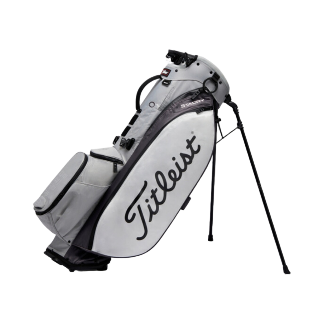 타이틀리스트 플레이어 5 스타드라이 스탠드백 그레이 그래파이트 화이트(Titleist Players 5 StaDry Stand Bag Gray Graphite White)