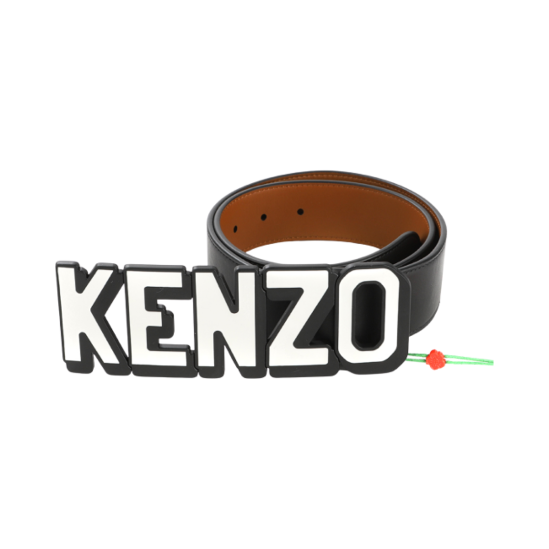 FD5CE015L25-99 Kenzo Large Reversible Belt Black
