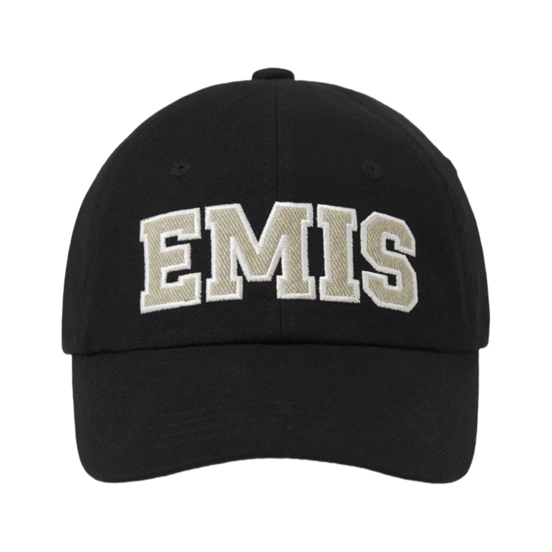 이미스 트윌 캐피탈 로고 볼캡 블랙(Emis Twill Capital Logo Ball Cap Black)
