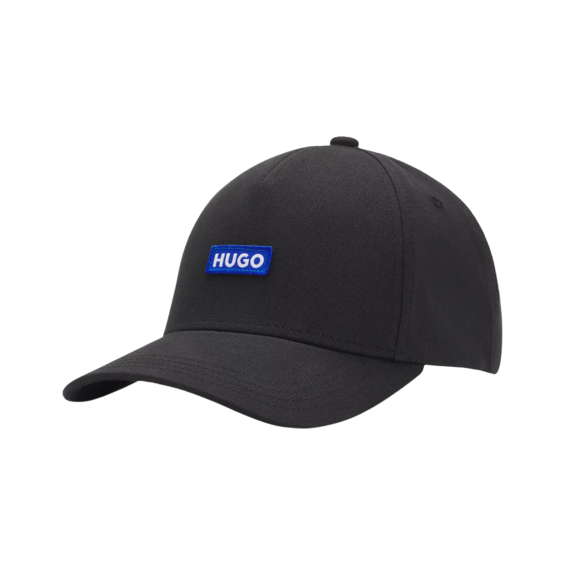 50522014-001 (W) Hugo Boss Embroidered Logo Label Cotton Twill Cap Black