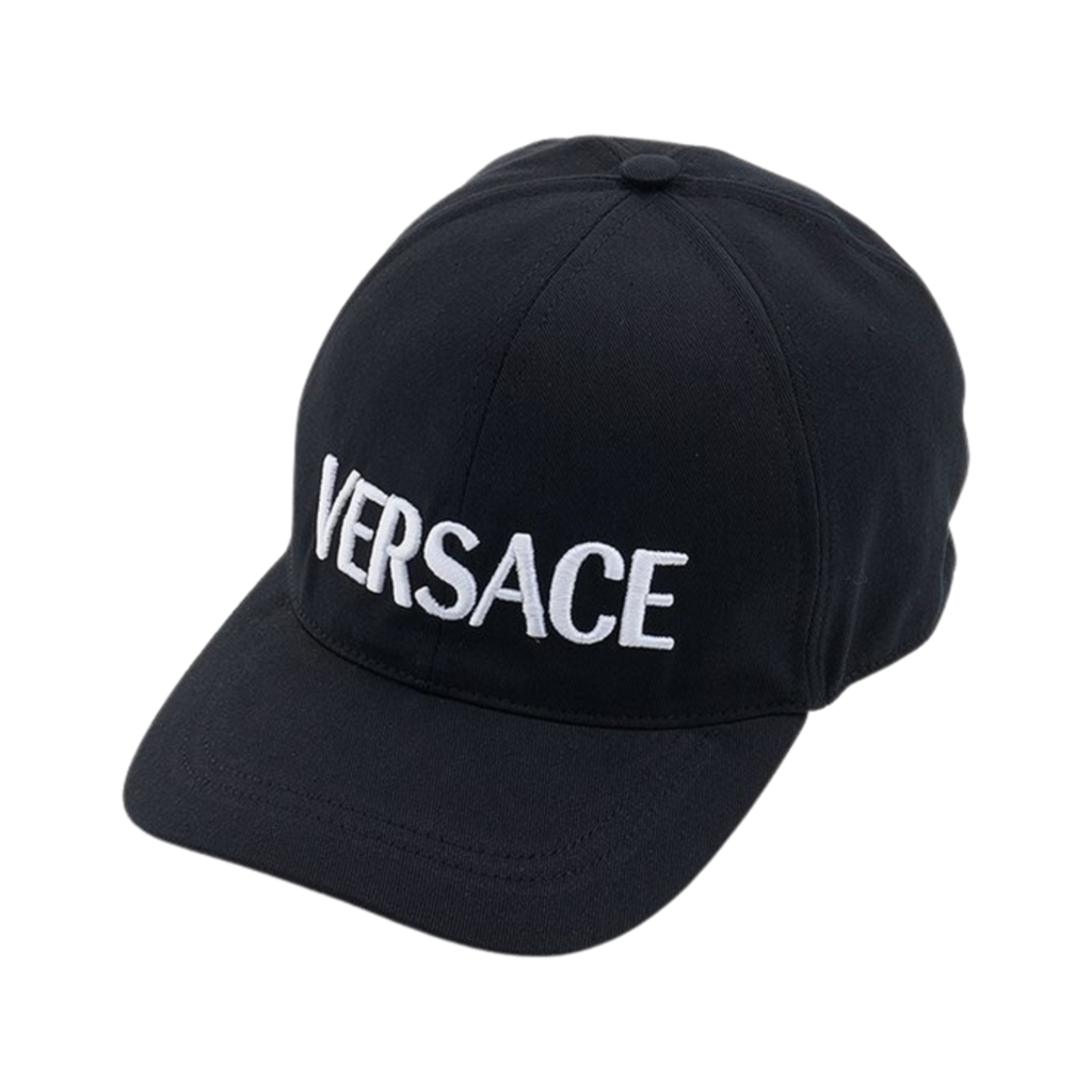 베르사체 자수 로고 베이스볼 캡 블랙