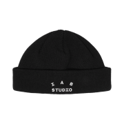 IAB Studio Beanie Black White