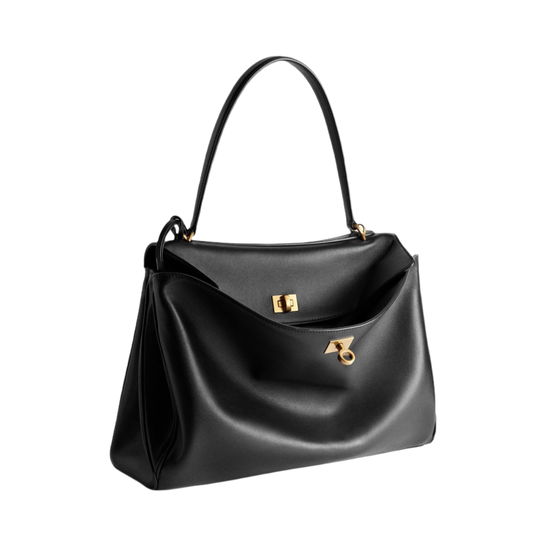 발렌시아가 로데오 미디움 핸드백 블랙(Balenciaga Rodeo Medium Handbag Black) - 3