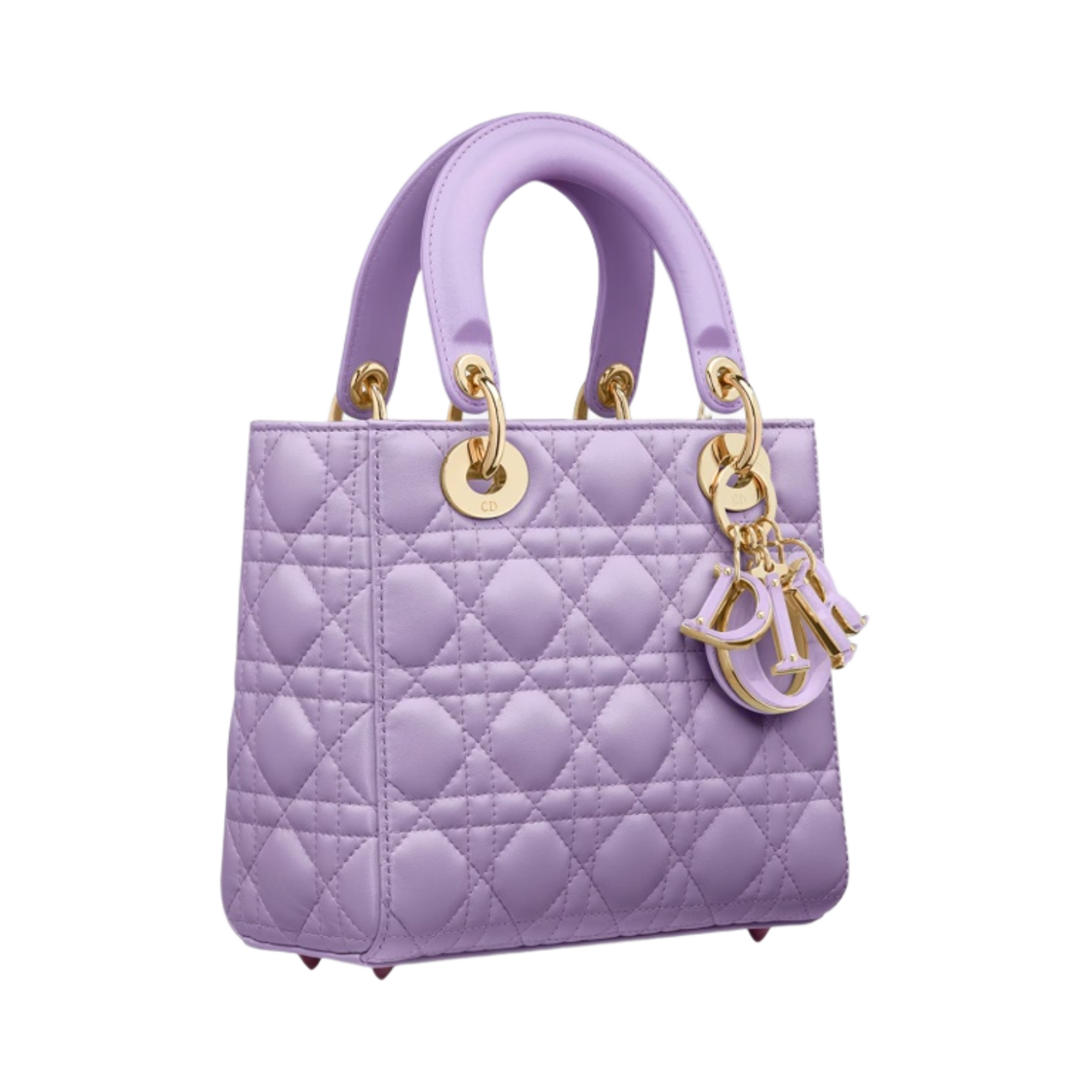 디올 스몰 레이디백 까나쥬 램스킨 라일락(Dior Small Lady Bag Cannage Lambskin Lilac) - 2