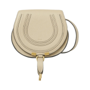 Chloe Marcie Small Saddle Bag Root Beige