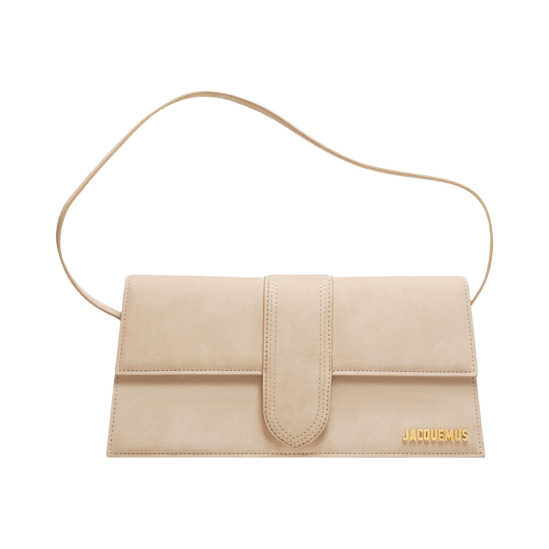 자크뮈스 르 밤비노 롱 플랩 백 다크 베이지(Jacquemus Le Bambino Long Flap Bag Dark Beige) - 1