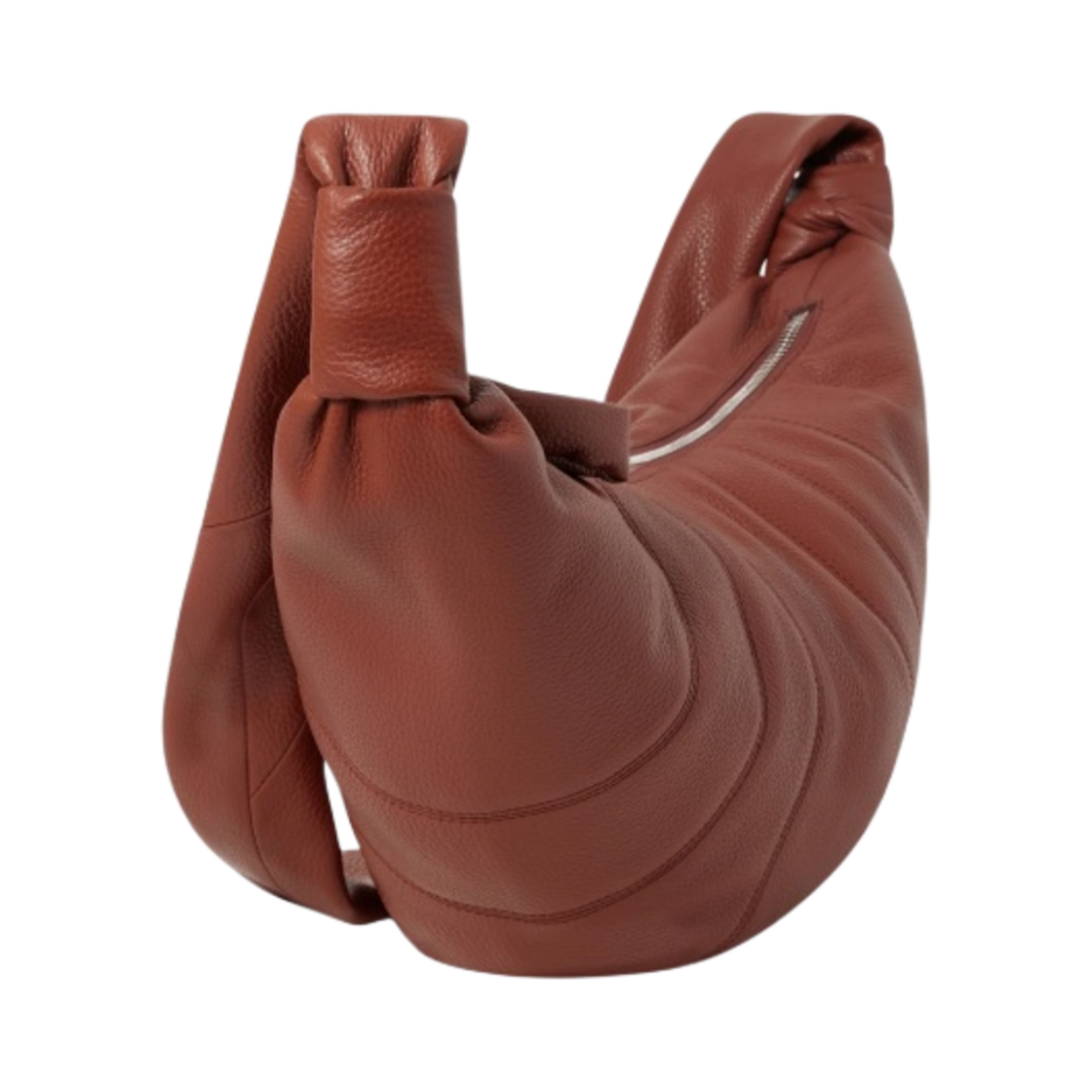 르메르 미디움 크루아상 백 소프트 그레인드 레더 브릭 브라운(Lemaire Medium Croissant Bag Soft Grained Leather Brick Brown) - 2