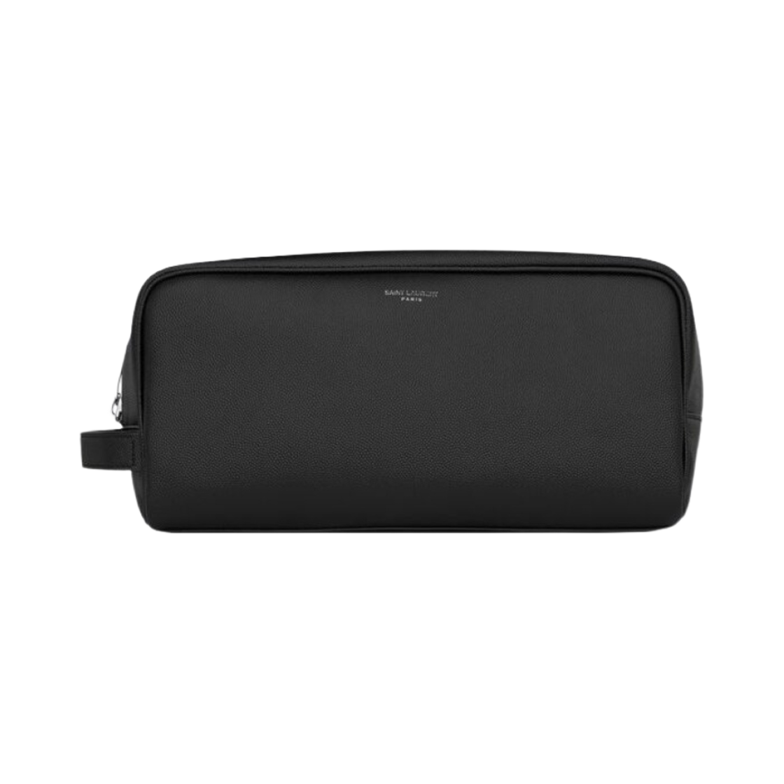 609347-1GF0N-1000 Saint Laurent Grooming Case in Grain De Poudre Embossed Leather Black