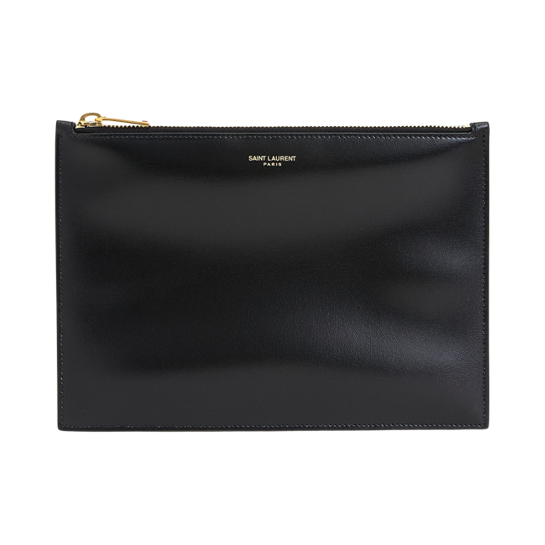 635098-03P0J-1000 Saint Laurent Paris Medium Pouch Black