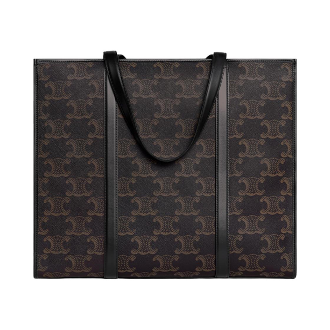 셀린느 라지 카바스 트리옹프 캔버스 XL 블랙(Celine Large Cabas in Triomphe Canvas XL Black) - 4