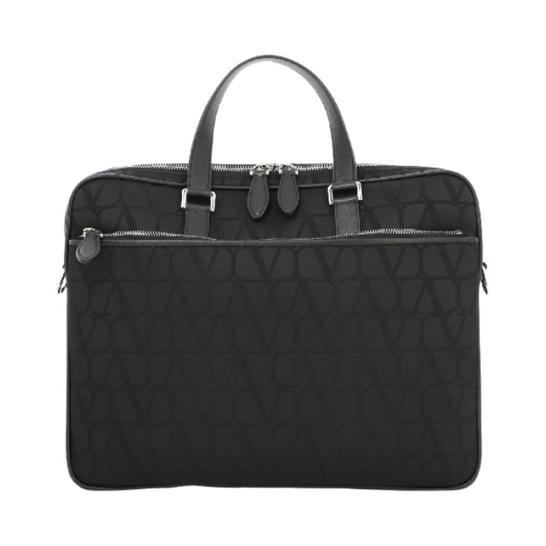 B0C45CSH0NO Valentino Iconographe Briefcase Black