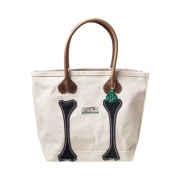 Kapital No. 4 Canvas Kotsukotsu Tote Bag S Kinari Black